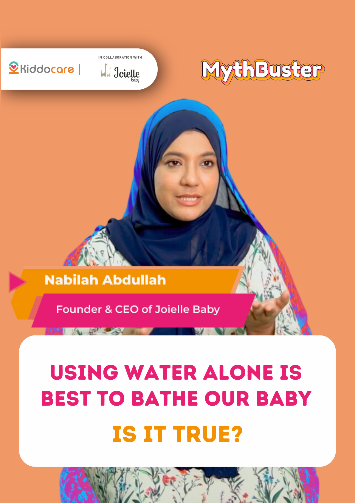 Mythbuster: Is it True that Using Water Alone is Best to Bathe Our Baby? Is it also True that We Need to bathe Our Newborn Every Day?