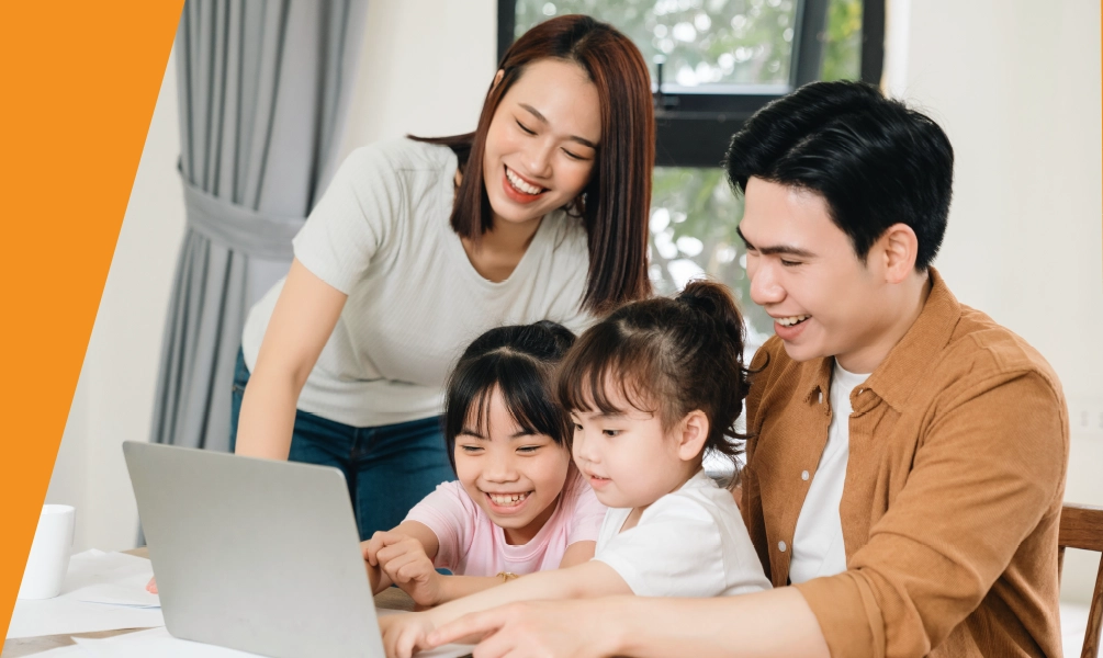 Happy Family At Home